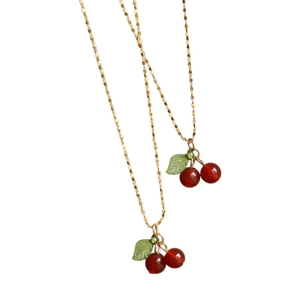 Titanium Steel Cherry Pendant